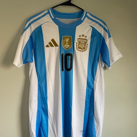 Argentina 2024 Home Jersey #10 Messi - Picture 1 of 6
